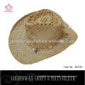 ladies paper straw cowboy hat handmade fashion design unisex